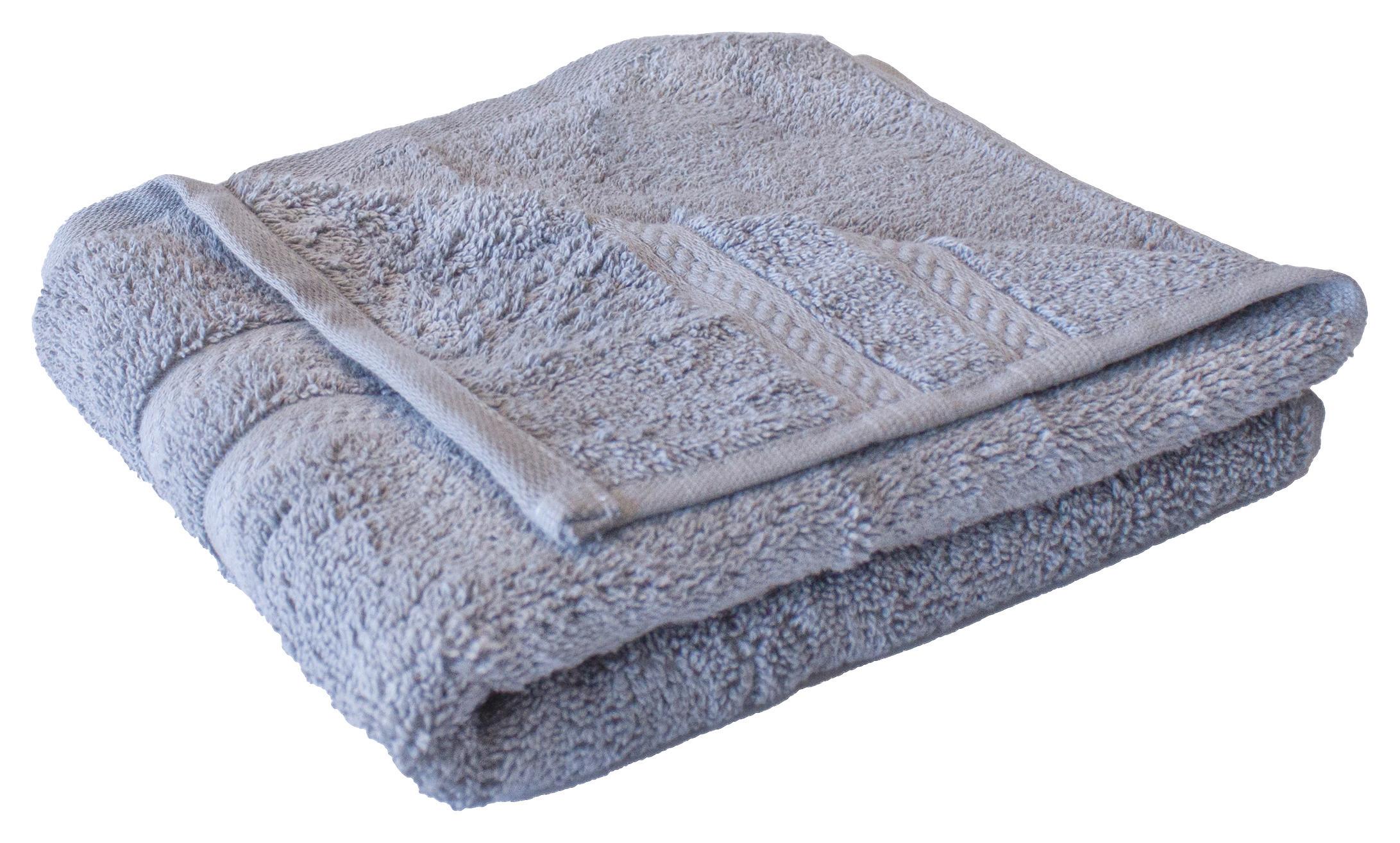 Törölköző 70/140 - világosszürke, textil (70/140cm)