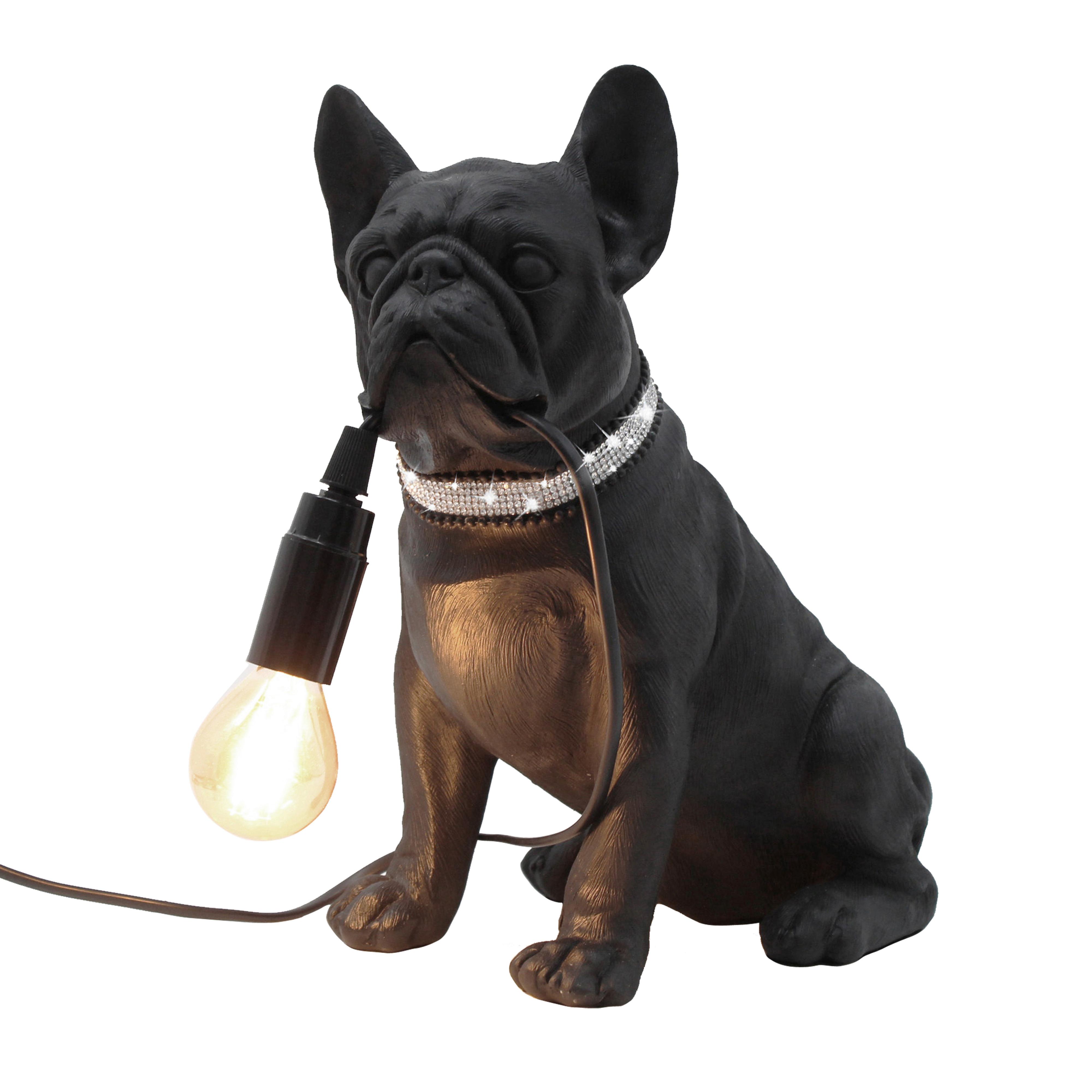 LAMPA STOŁOWA NY9680300 - czarny, Lifestyle, tworzywo sztuczne (25/29/15cm) - Ambia Home