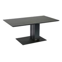 STOLIK KAWOWY MILANO -EXKLUSIV- - antracytowy/czarny, Design, materiał drewnopochodny/metal (110/59/47-66cm) - Dieter Knoll