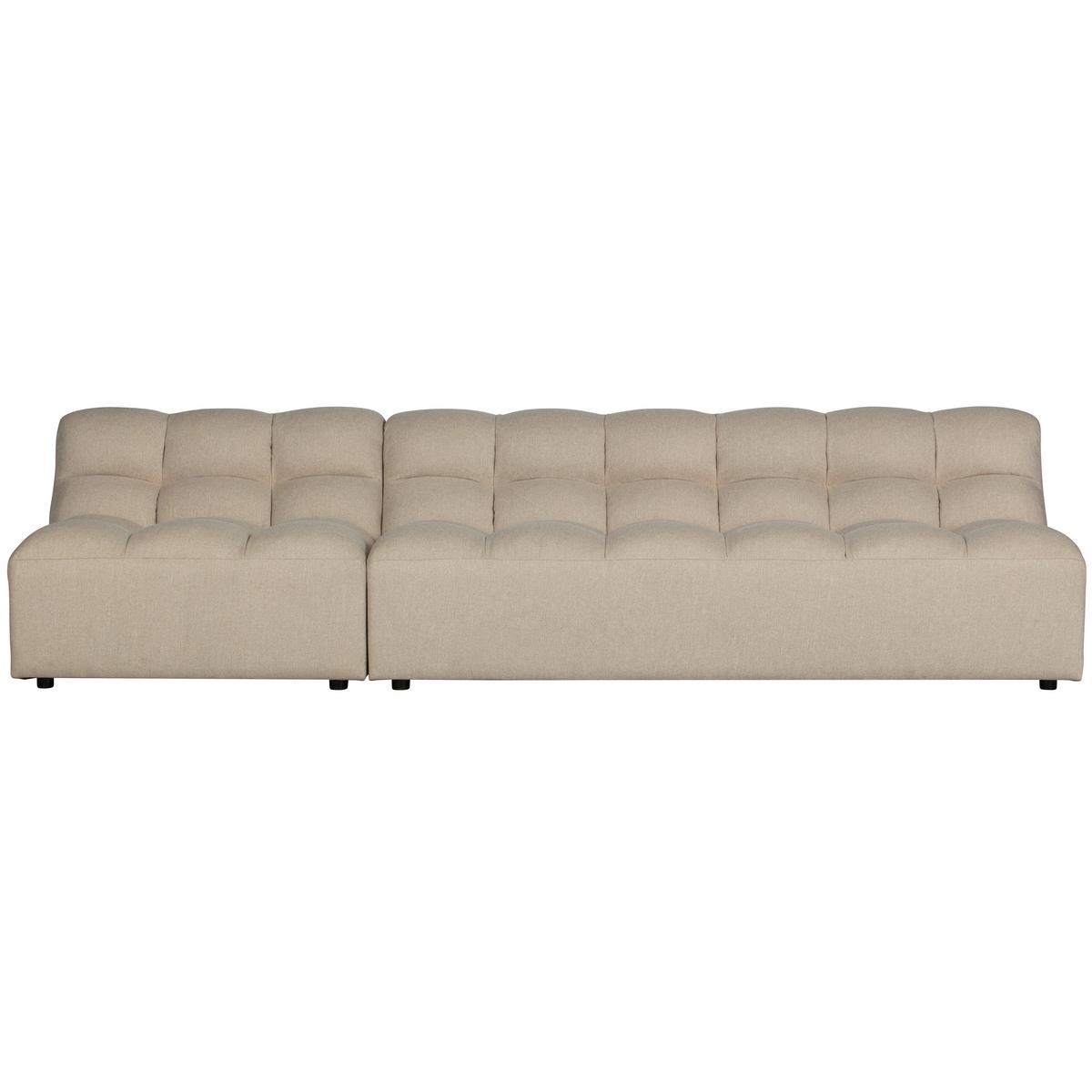 SESSEL Pepper Sandfarben B: 100cm - Sandfarben/Schwarz, Design, Kunststoff/Textil (100/79/92cm) - Livetastic