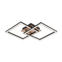 LAMPA SUFITOWA LED TURM - czarny/cappuccino, Modern, tworzywo sztuczne/metal (53/33/6,4cm) - Modern Living