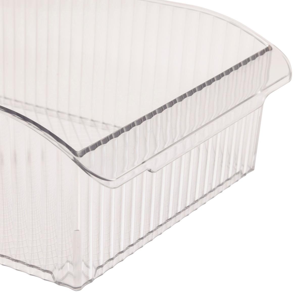 Organizator frigider Streaks - transparent, Basics, plastic (36,5/22,5/10,8cm)