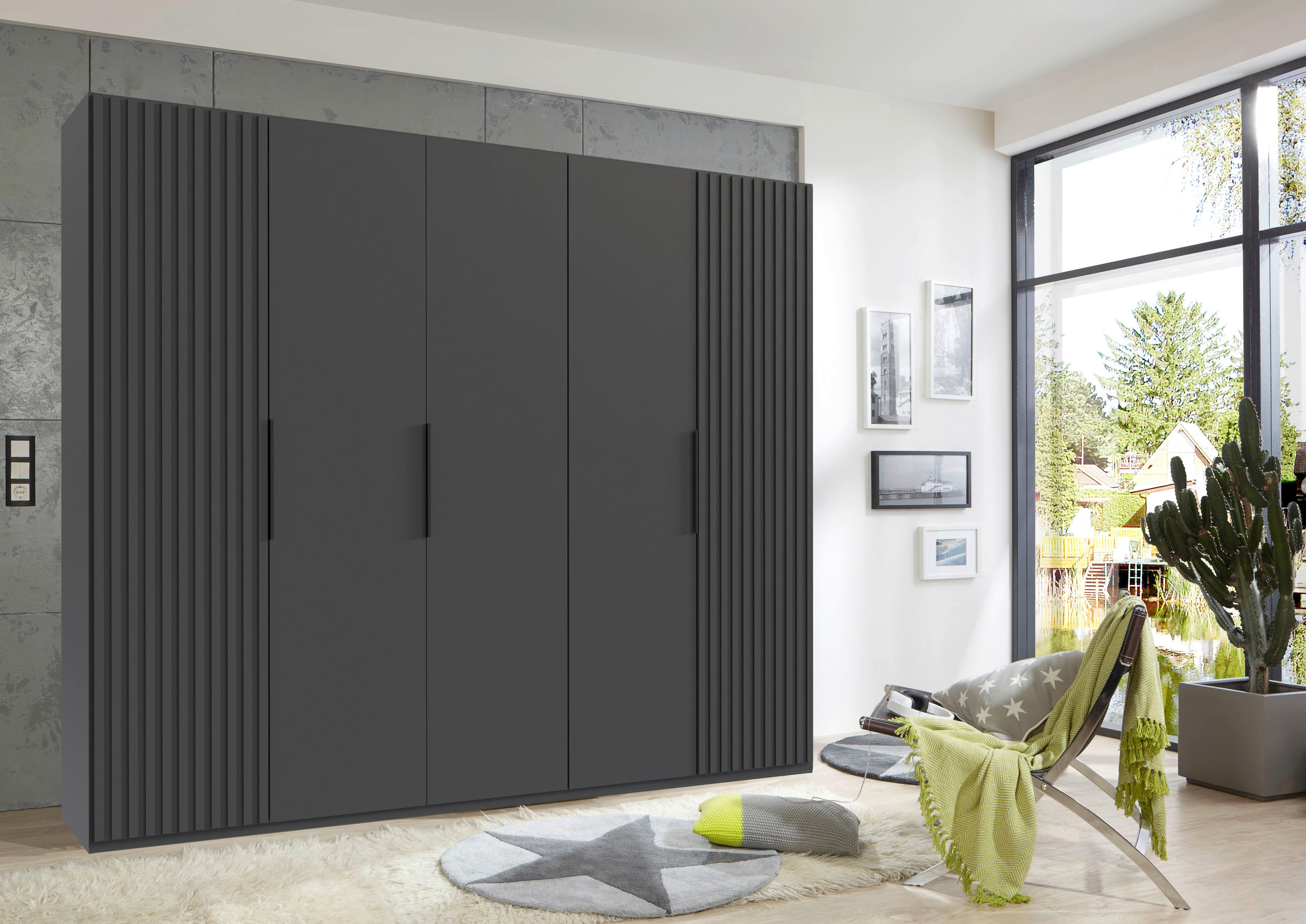 DULAP USI ROTATIVE ANDORRA - grafit, Modern, material pe bază de lemn (250/216/58cm) - Modern Living