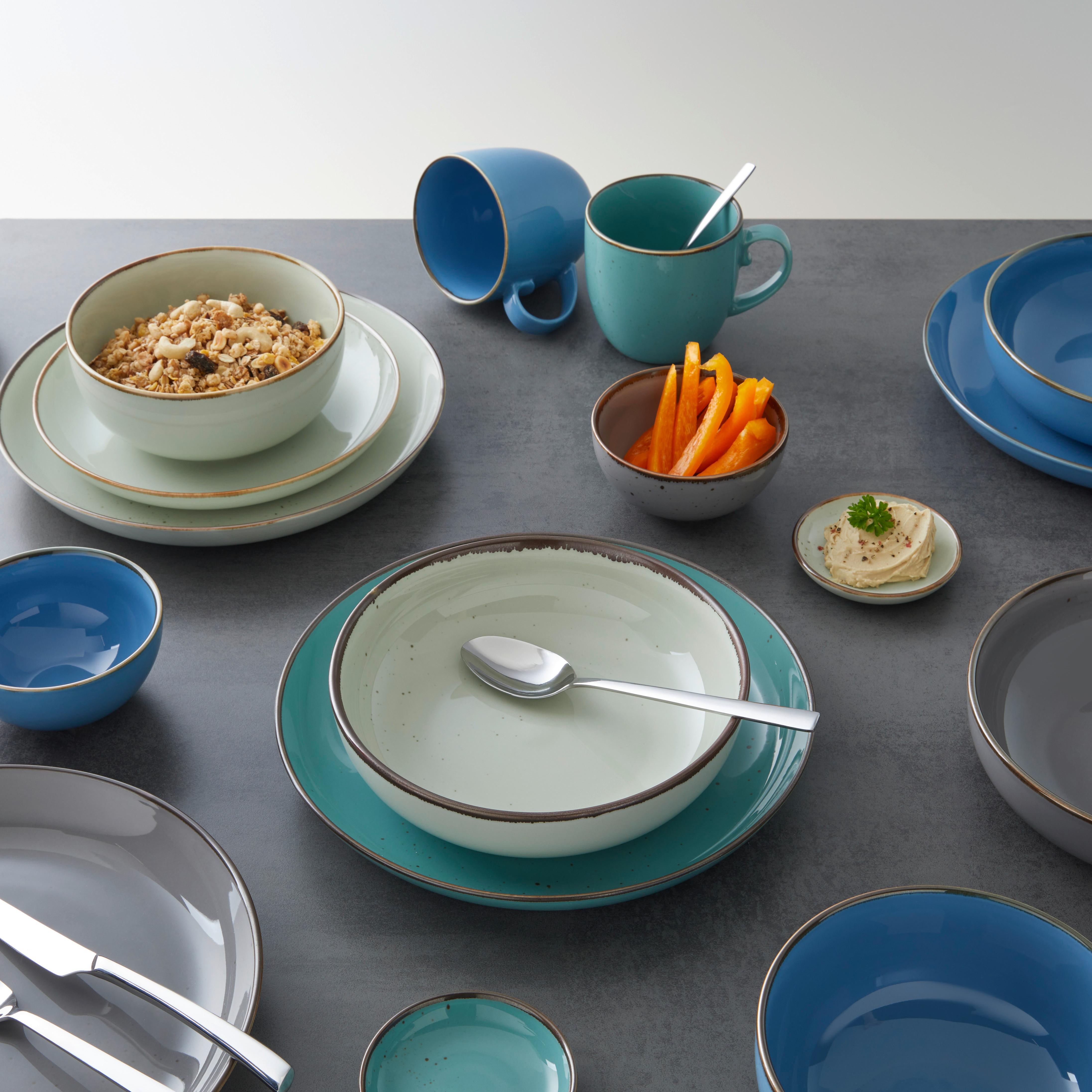 DIPPSKÅL CAPRI - grå, Modern, keramik (9,5/2cm) - Mömax