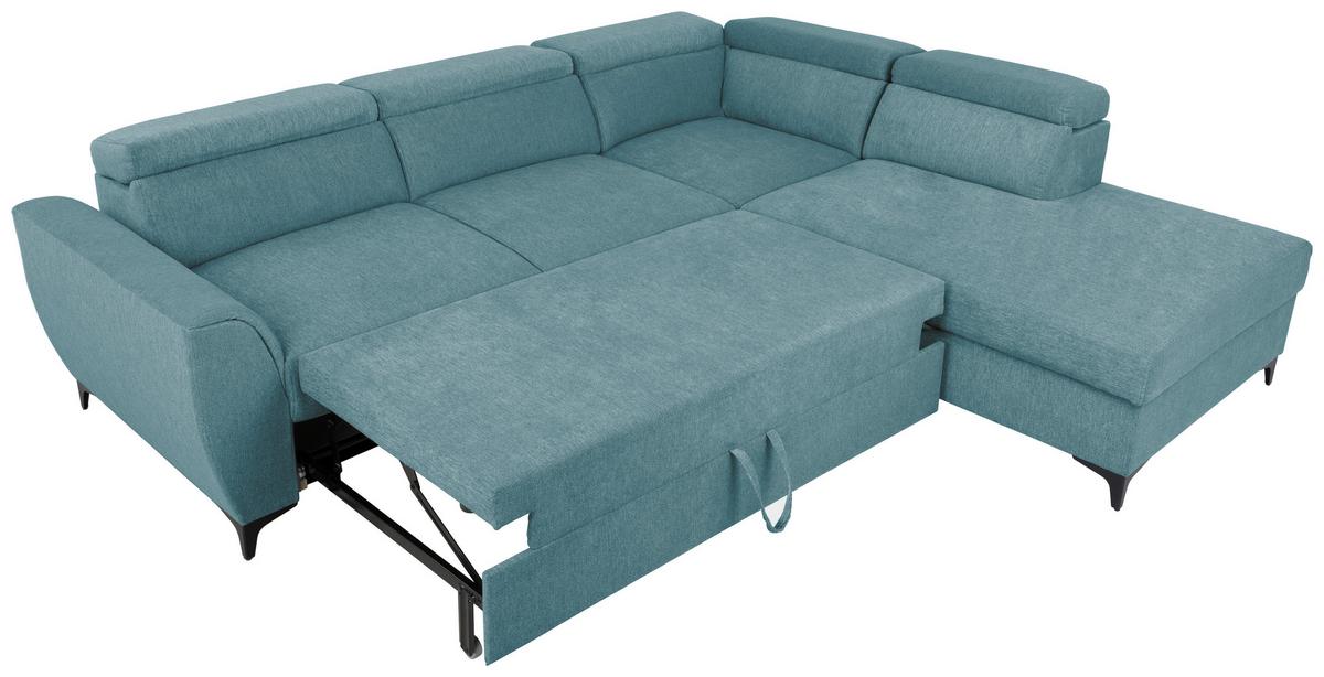 COLțAR LAPIS - petrol, Konventionell, textil (255/217cm) - Modern Living