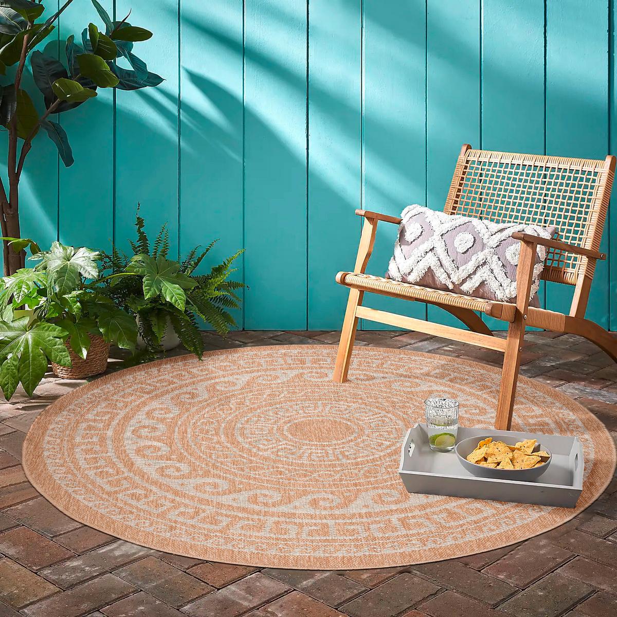 Preproga Za Zunanjo Uporabo Comilla, Bež, 80cm - bež, Basics, tekstil (80/80cm) - Novel