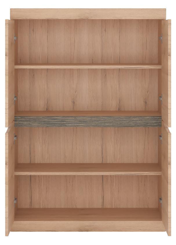Comodă SUMMER - stejar San Remo, Modern, material pe bază de lemn (86/123/40cm) - Modern Living