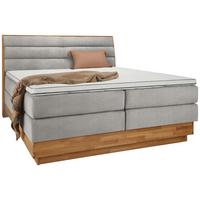Boxspringbett Marissa in Beige ca. 160x200cm - Beige, Holz/Kunststoff (160/200cm) - Premium Living