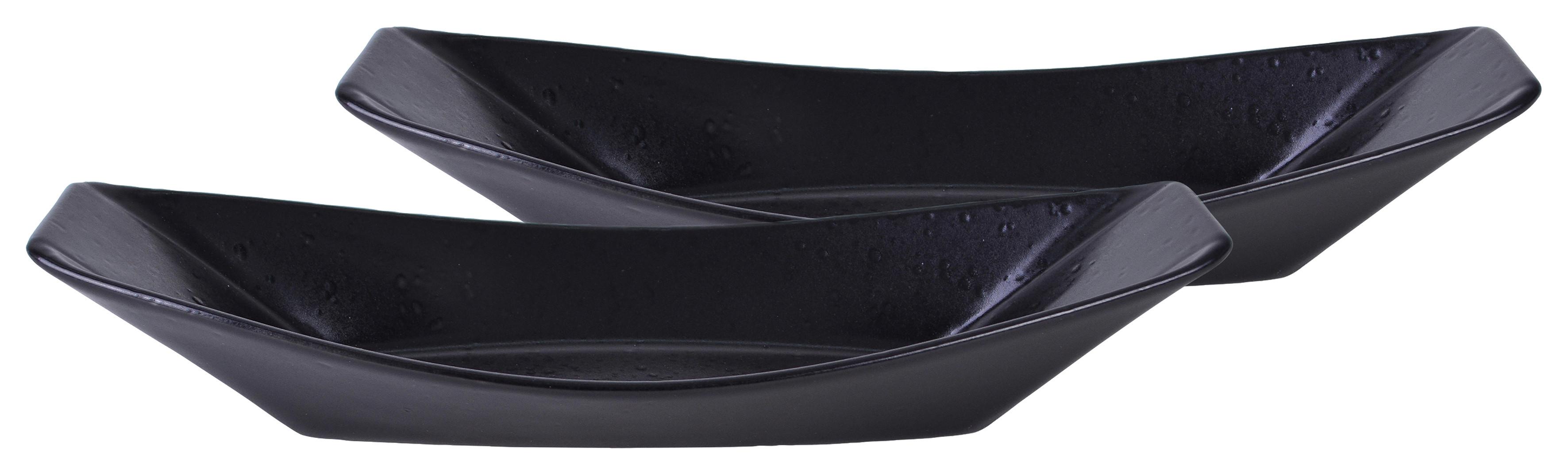Tálszett 33957 - fekete, Basics, kerámia (31/12cm) - Creatable