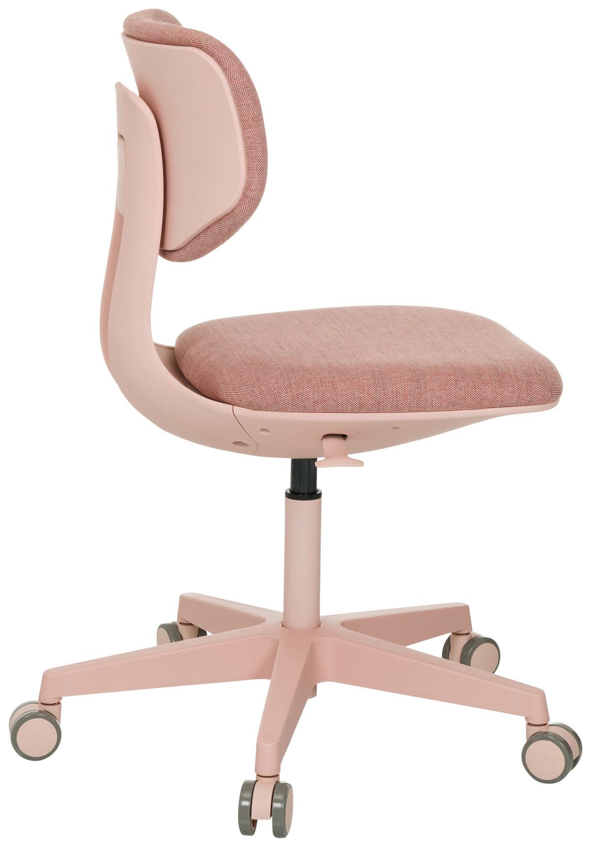 Otroški Vrtljivi Stol Kid Colore, Roza - roza, Moderno, umetna masa/tekstil (51/72- 87/51cm) - MID.YOU