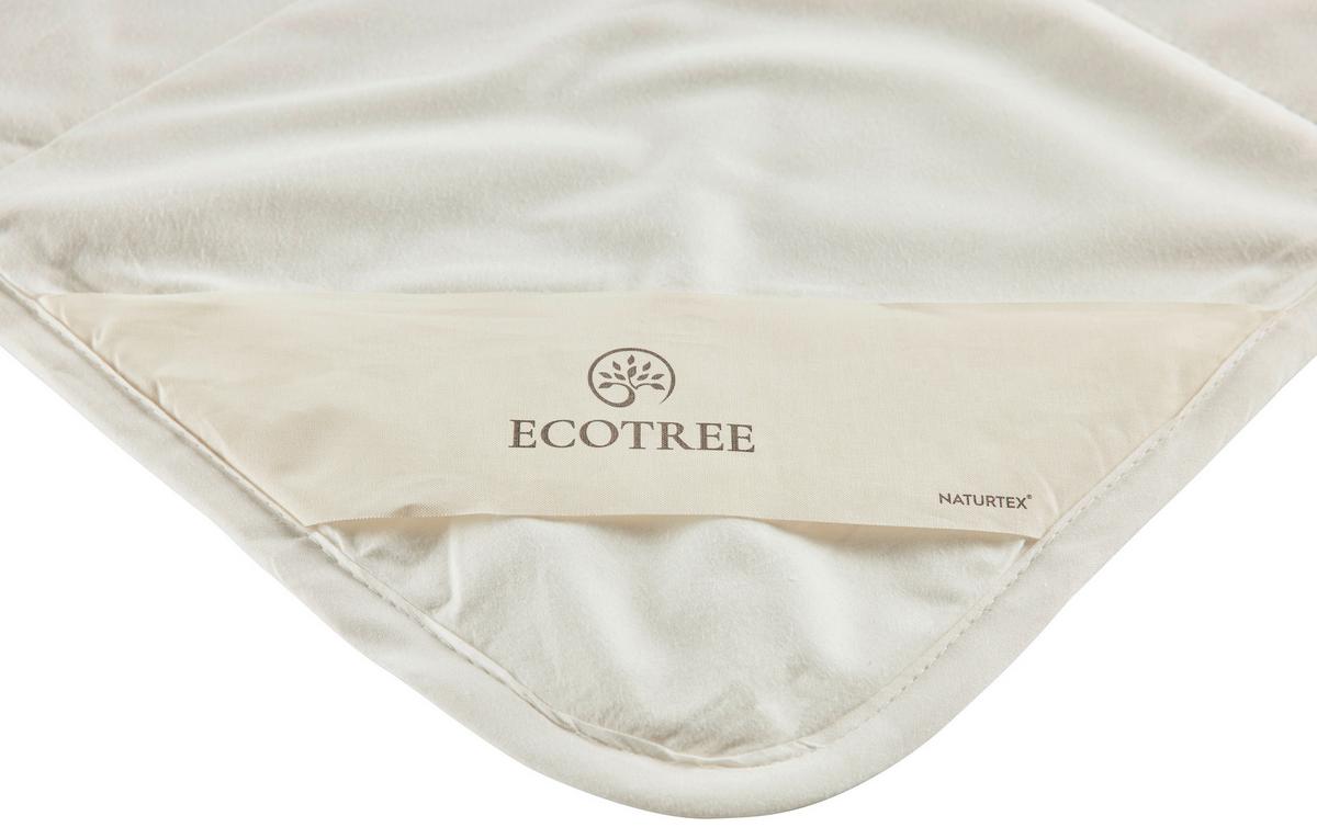 Duvet Bamboo ca. 160x210cm - Weiss, Modern, Textil (160/210cm) - ecoTree