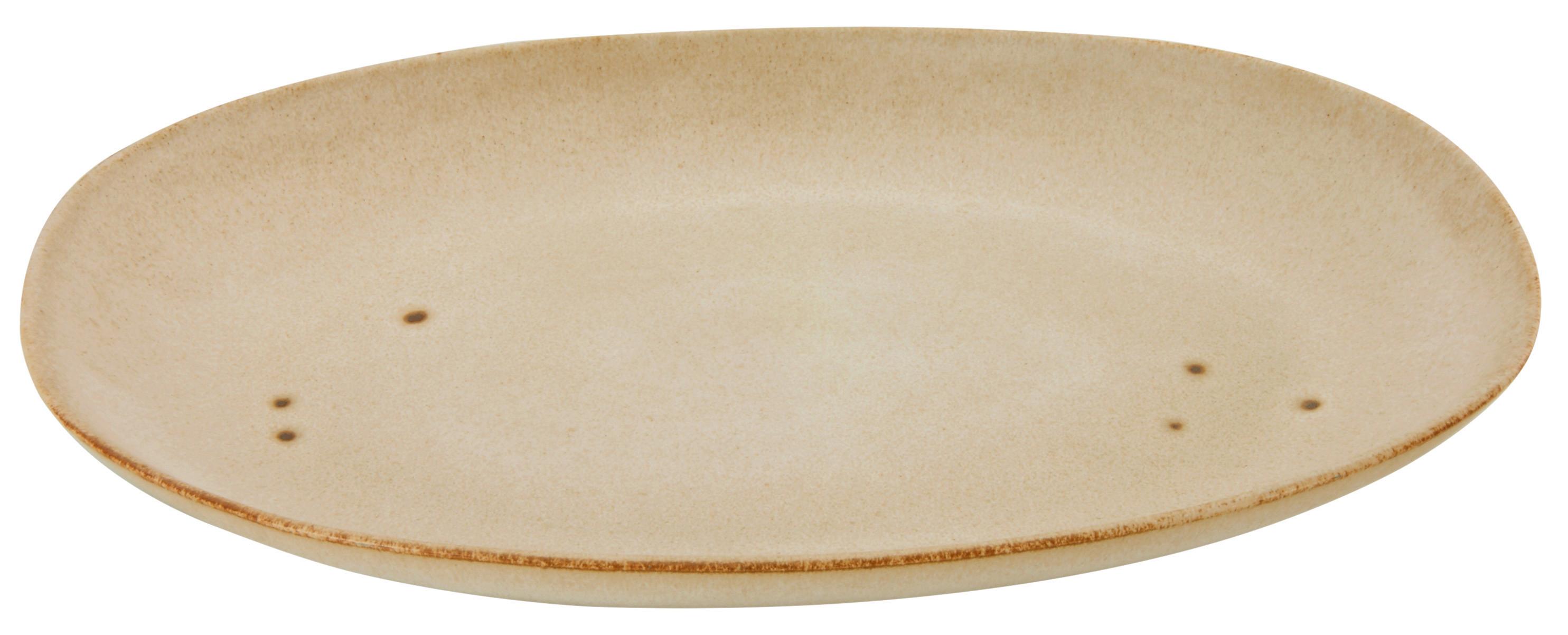 Platzteller Sahara aus Keramik Ø ca. 36cm - Weiß, LIFESTYLE, Keramik (36/4,5/22cm) - Zandiara