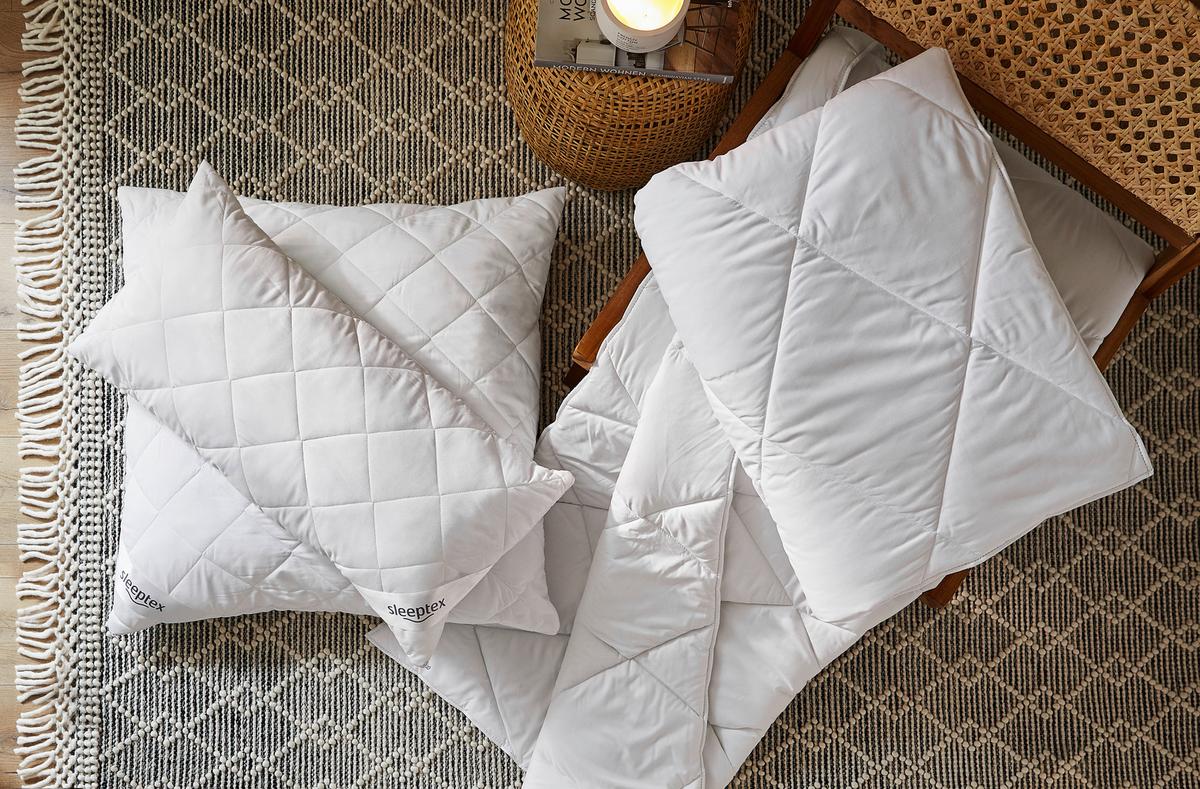 KOŁDRA CAŁOROCZNA OVIEDO - biały, Basics, tkanina (135/200cm) - Sleeptex