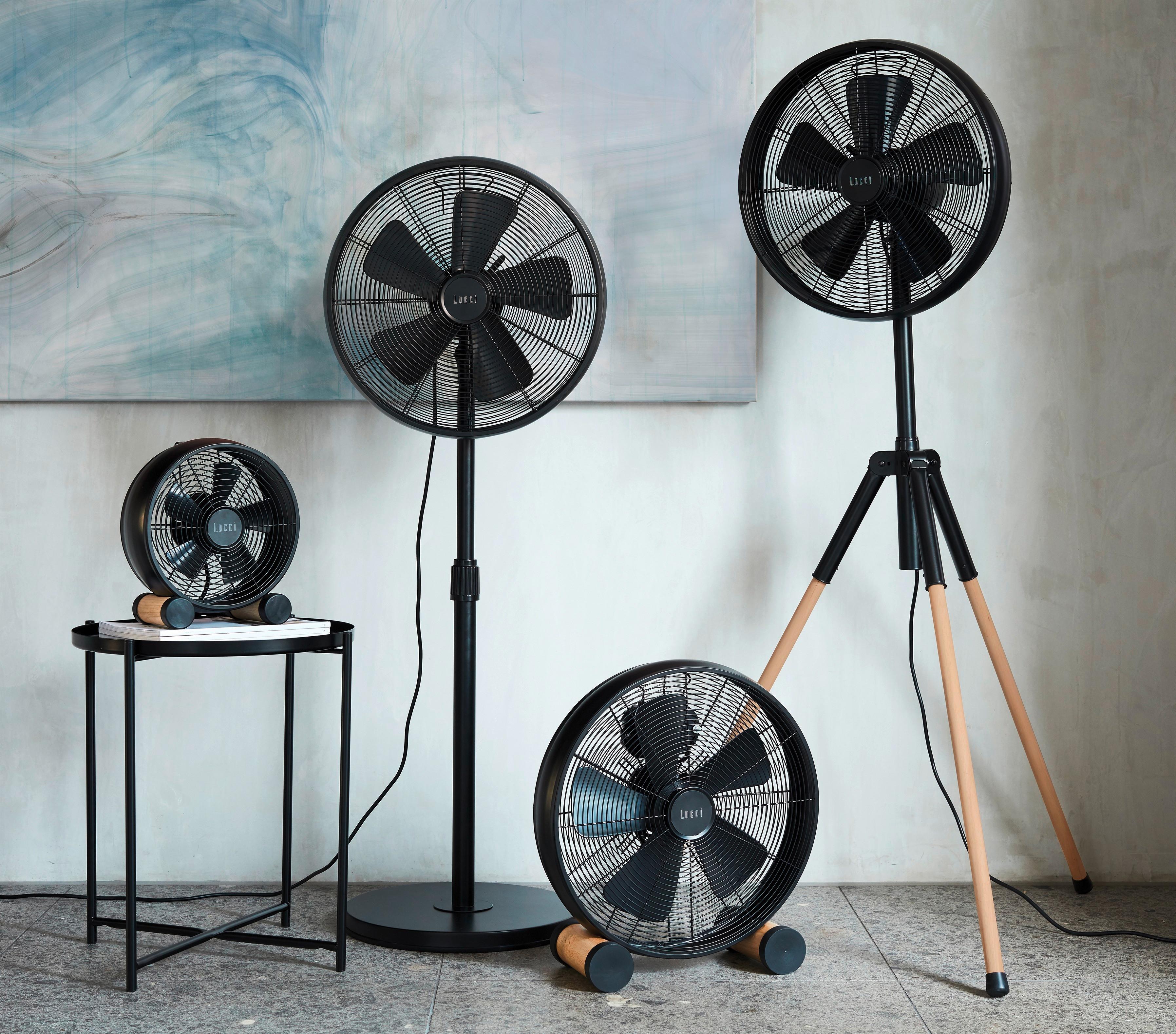 Standventilator Pedestal ORB Bronzefarben max. 50 Watt - Bronzefarben, Basics, Metall (41/150/41cm)