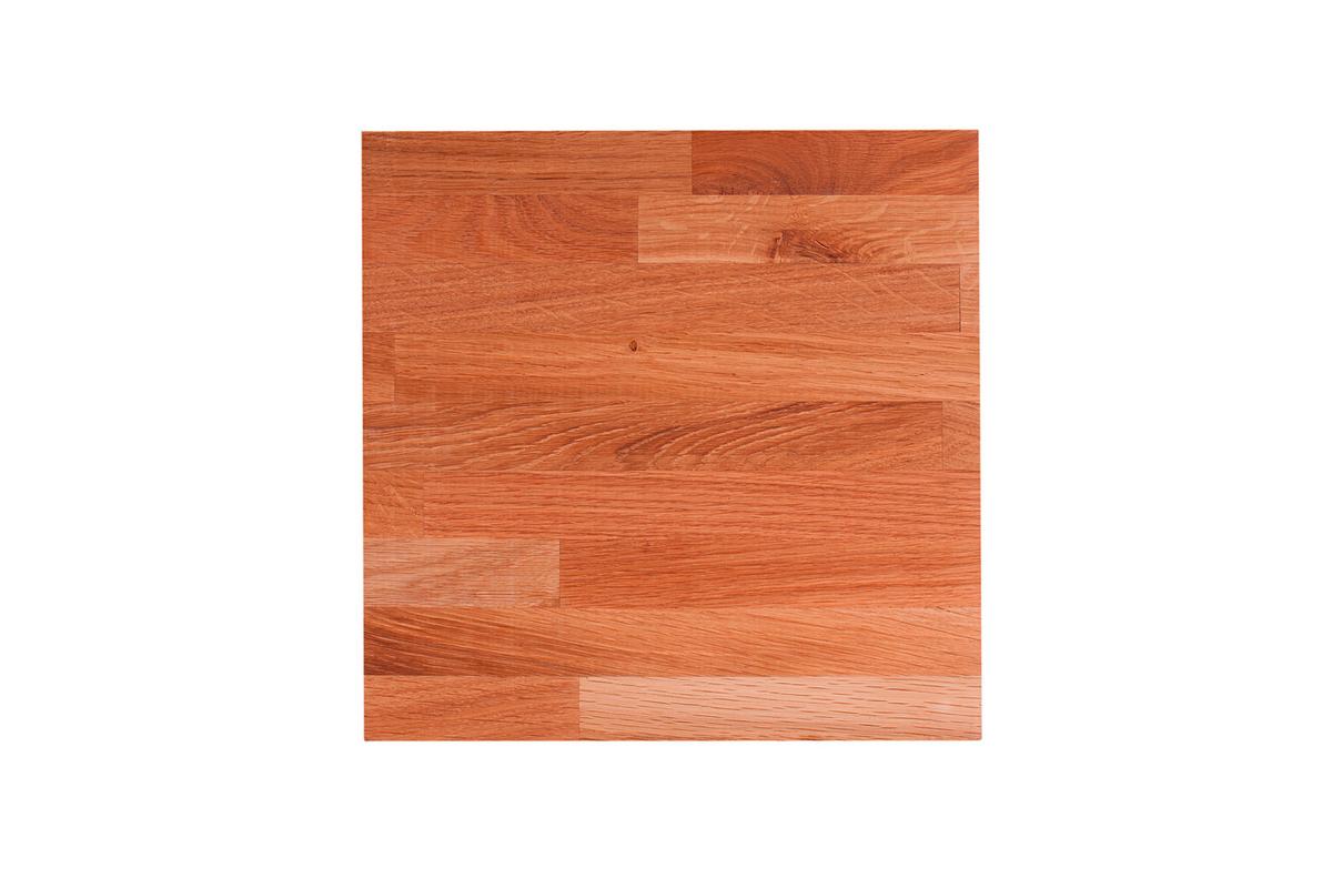 Universalhocker Echtholz Eichefarben H: 40 cm - Eichefarben, Basics, Holz (30/40/30cm) - Gardenson