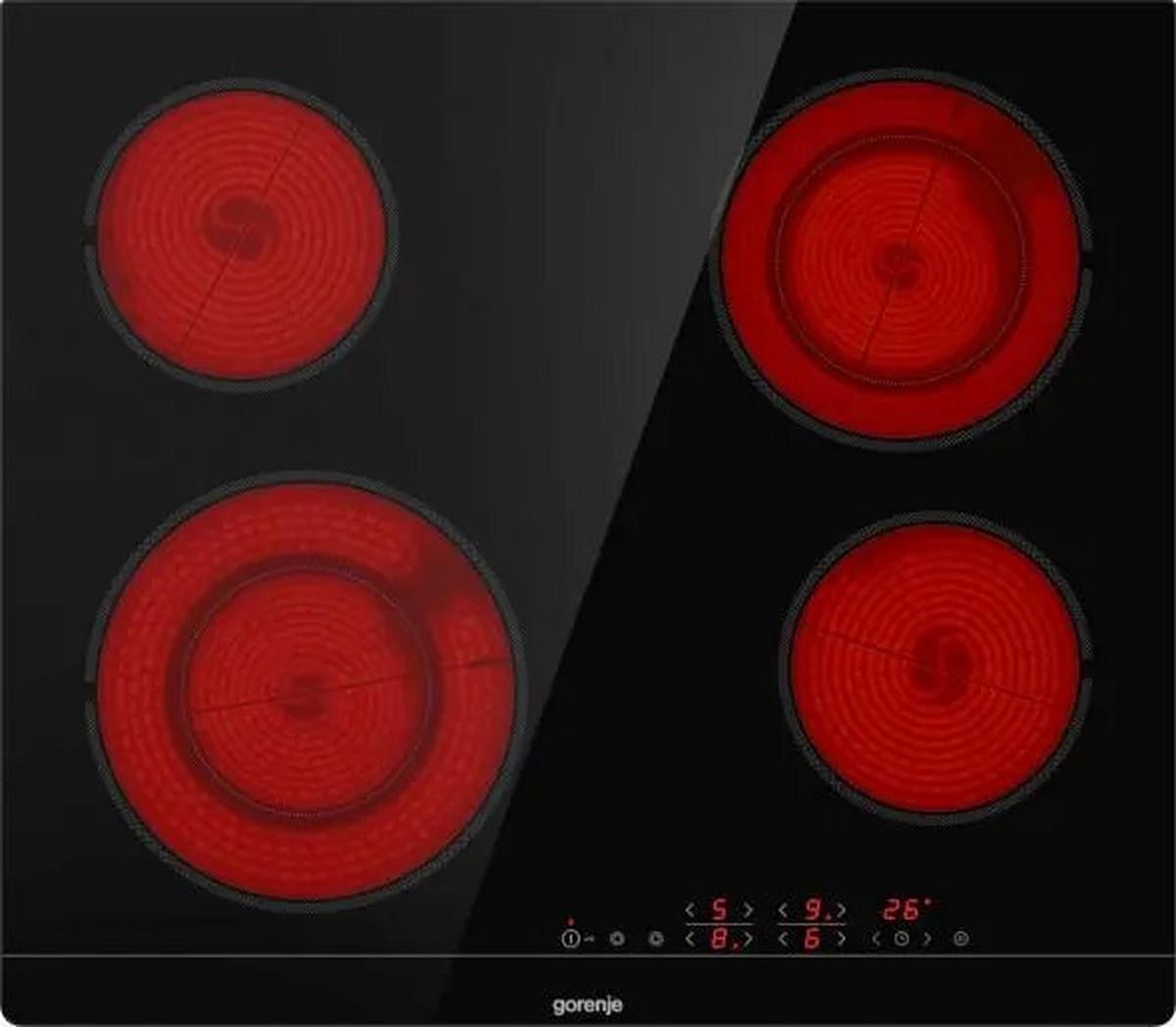 Üvegkerámia Főzőlap Ect604fm - fekete (60/5,4/52cm) - Gorenje