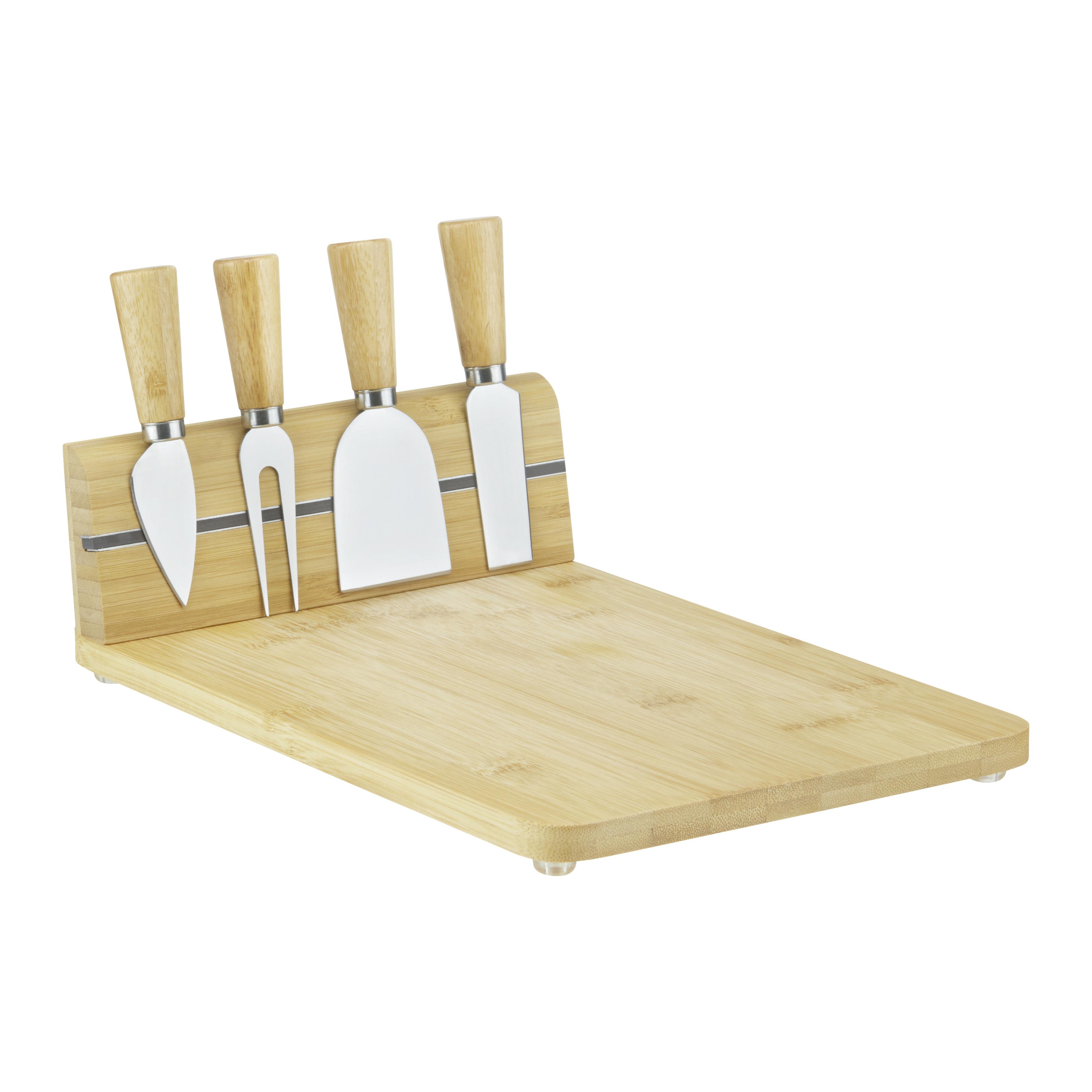 Schneidebrett-Set Evelina aus FSC-zertifiziertem Bambus - Braun, MODERN, Holz (30/20/8cm)