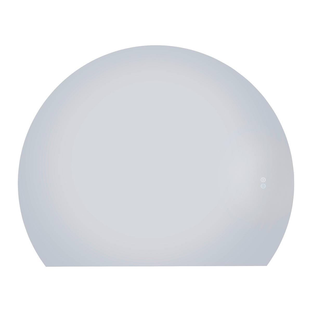 Leuchtspiegel Luisa inkl. LED-Beleuchtung - Modern, Glas (80/100cm) - Mömax