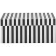 Geschenkbox Vera in Schwarz/Weiß - Schwarz/Weiß, MODERN, Karton (25,5/18/11cm) - MÖMAX modern living