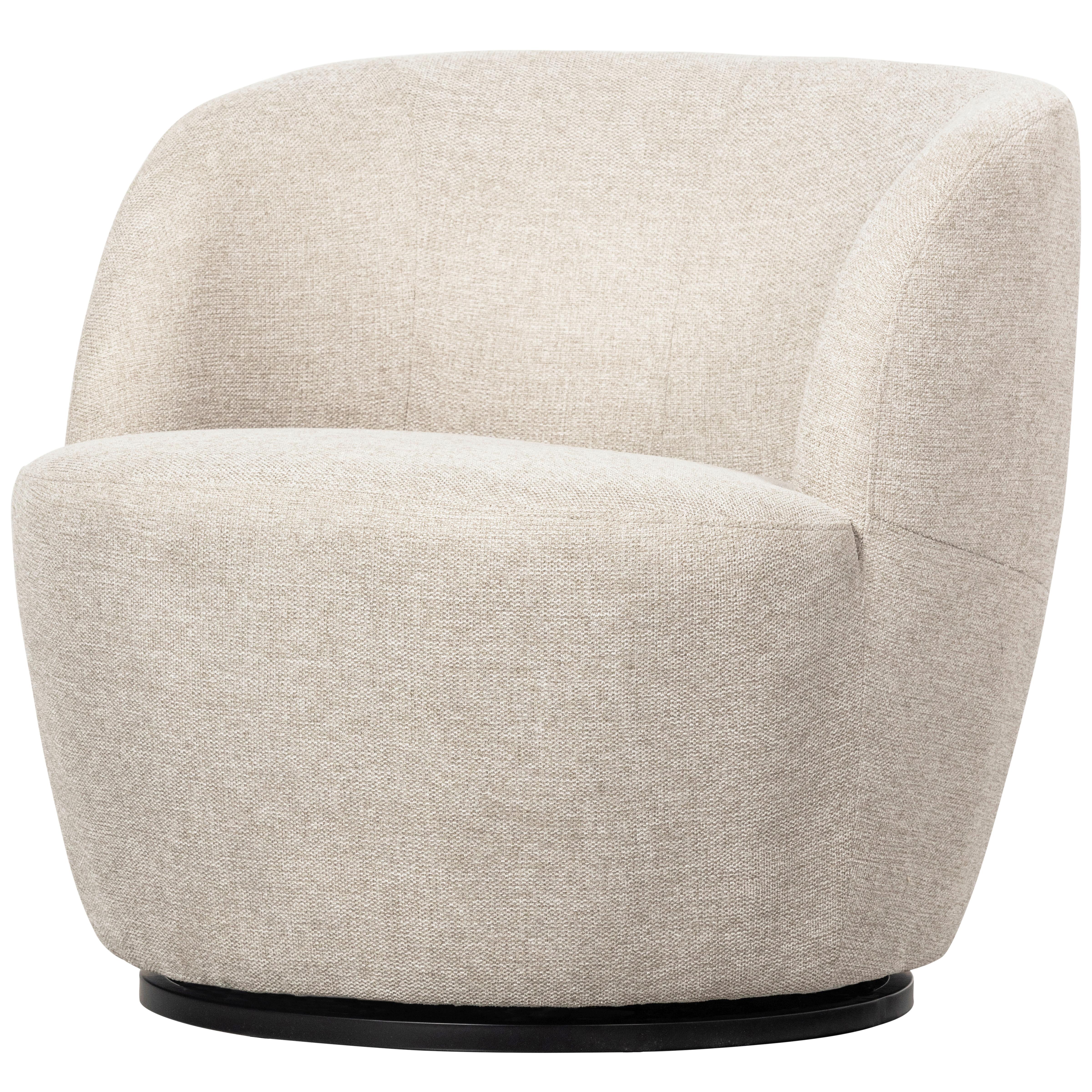 Cocktailsessel Serra Weiß - Schwarz/Weiß, Design, Kunststoff/Textil (70/68/77cm) - Livetastic