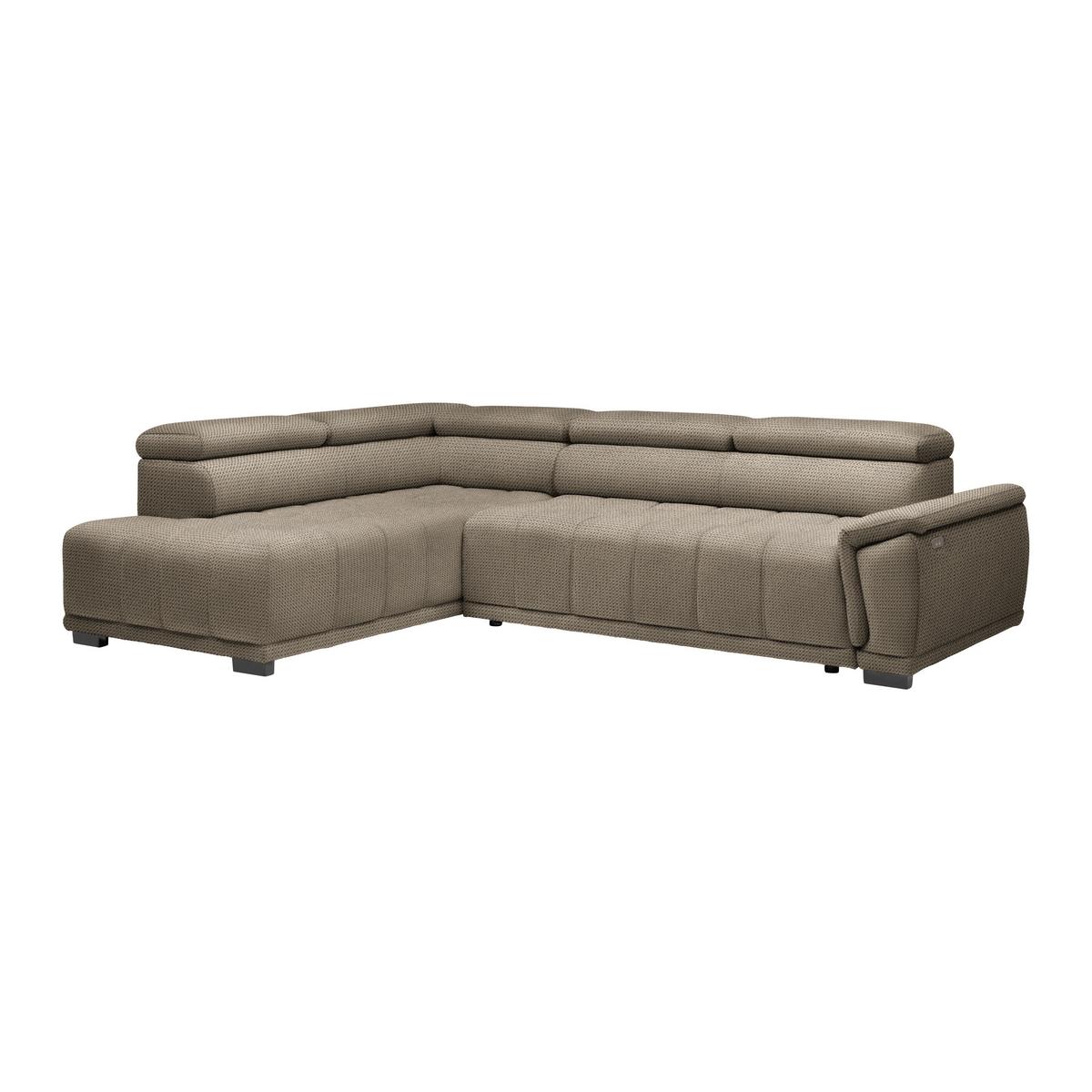 Kutna Garnitura Gremio - bež/crna, Moderno, tekstil/plastika (206/283cm) - Modern Living