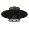 LED-Deckenleuchte Carter Schwarz max. 24 Watt - Schwarz, Basics, Kunststoff/Textil (38/18cm) - Globo