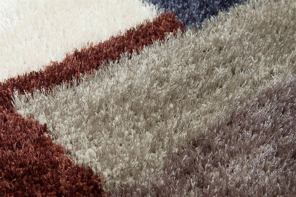 Hochflorteppich Dance 8104 Multi/schok 120x180 - Multicolor/Braun, Basics, Textil (120/180cm) - Kayoom
