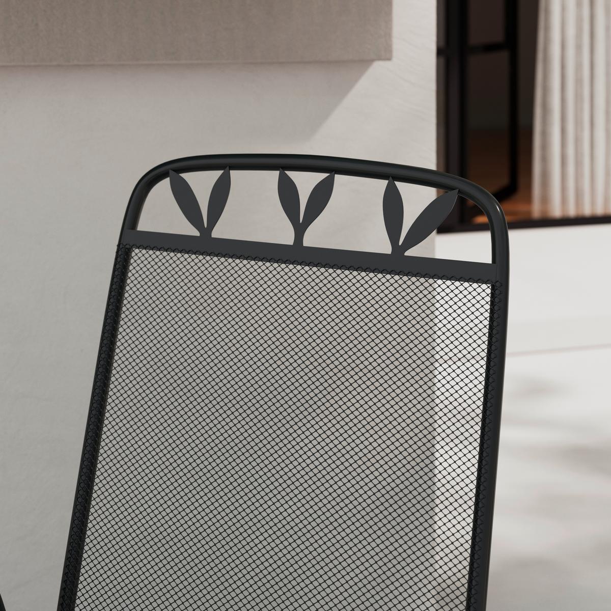 Scaun Bratislava - gri închis, Modern, metal (55/98/74cm) - Mömax