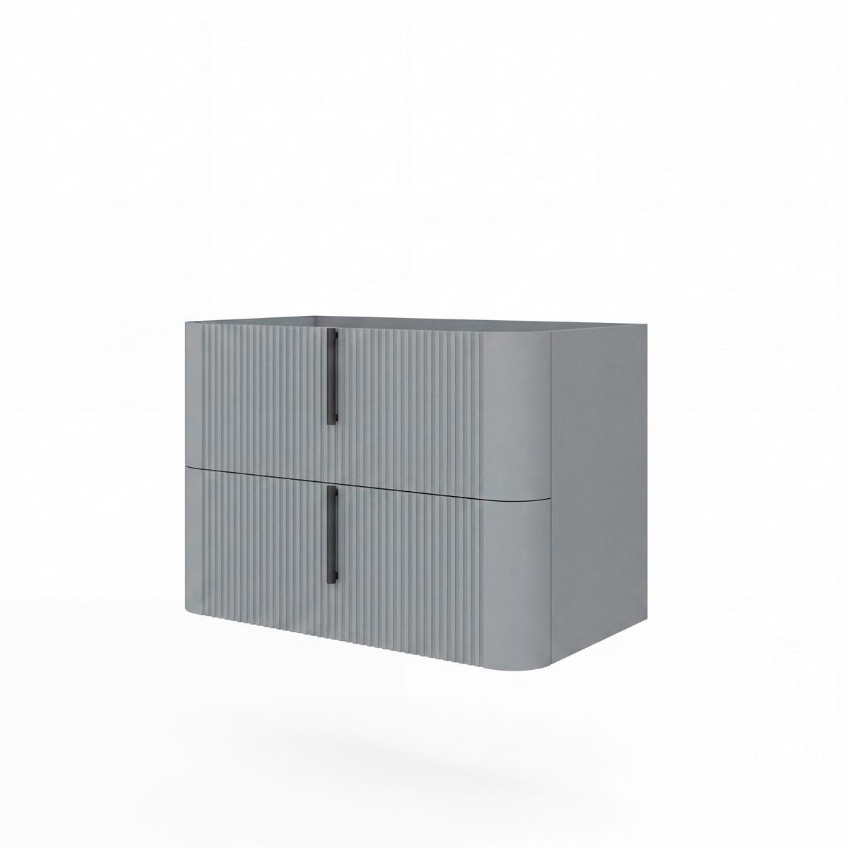 Bază pentru lavoar Lyra - gri lavă/antracit, Modern, material pe bază de lemn (81/51/46cm)