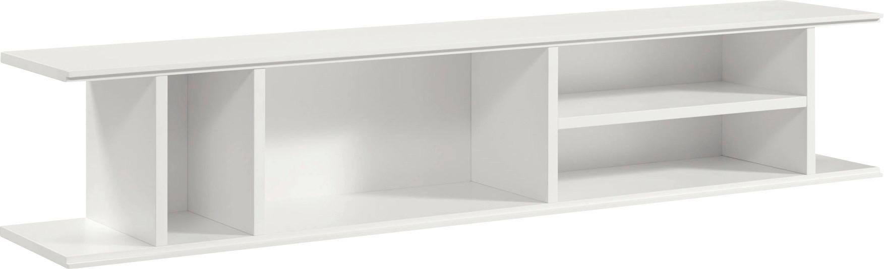 ELEMENT WISZĄCY NOW! EASY - biały, Design, materiał drewnopochodny (128/25,6/25cm) - Now by hülsta