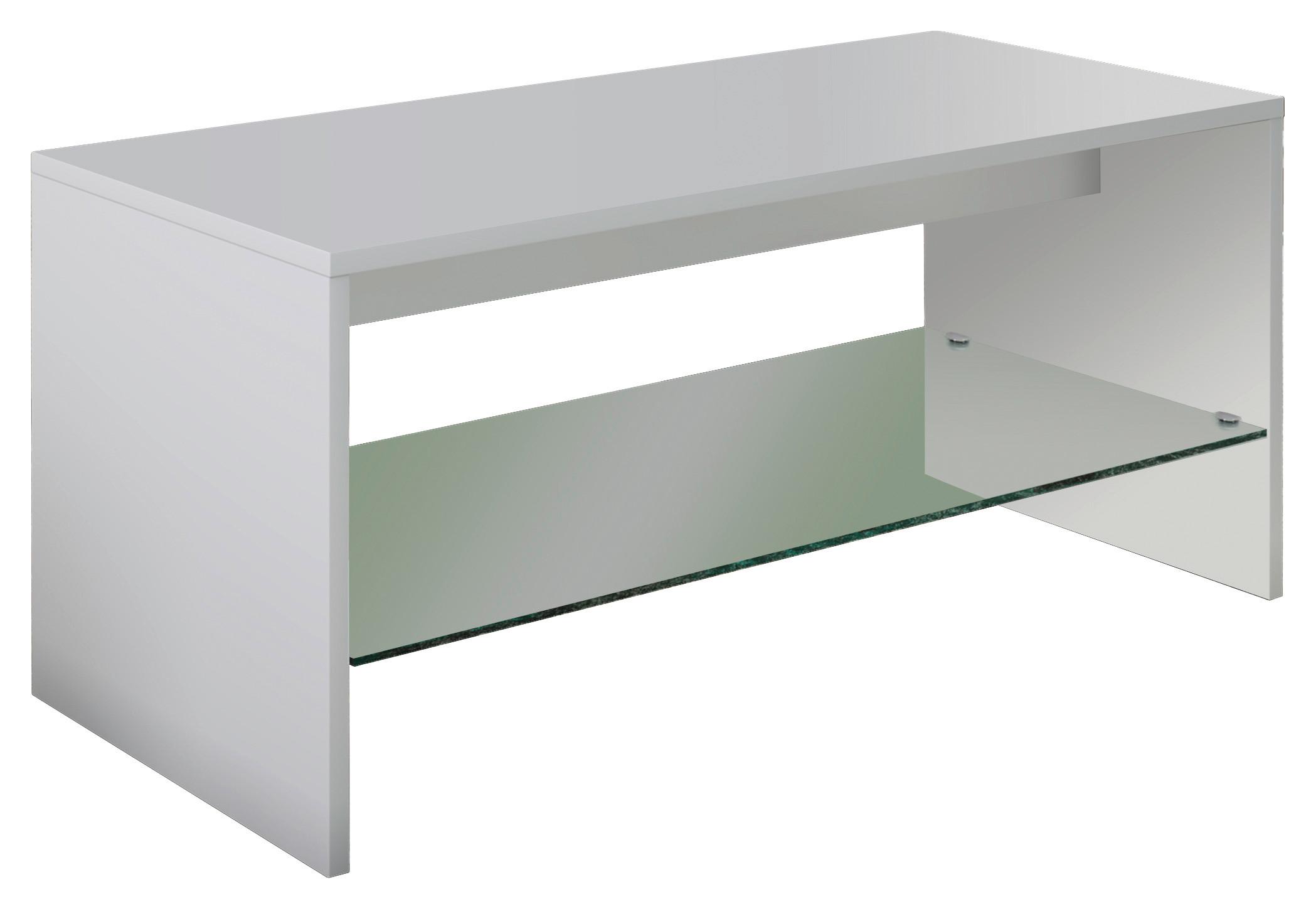 Klubska Miza Wisal, Bela - bela, Moderno, leseni material (90/40/40cm) - MID.YOU