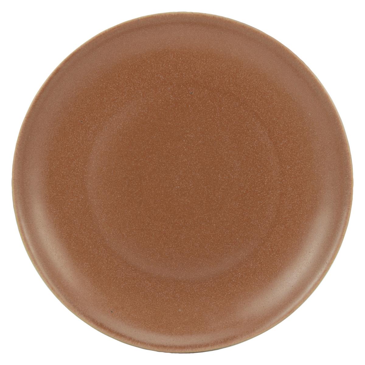 Dessertteller Sahara Ø ca. 21cm - Terracotta, Lifestyle, Keramik (21/21/2,5cm) - Zandiara
