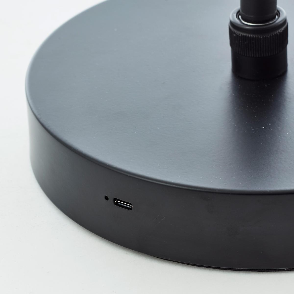 LAMPA STOJĄCA LED G60176/06 PESSO LED / STA - czarny, Konventionell, tworzywo sztuczne/metal (24,6/135/20cm) - Brilliant