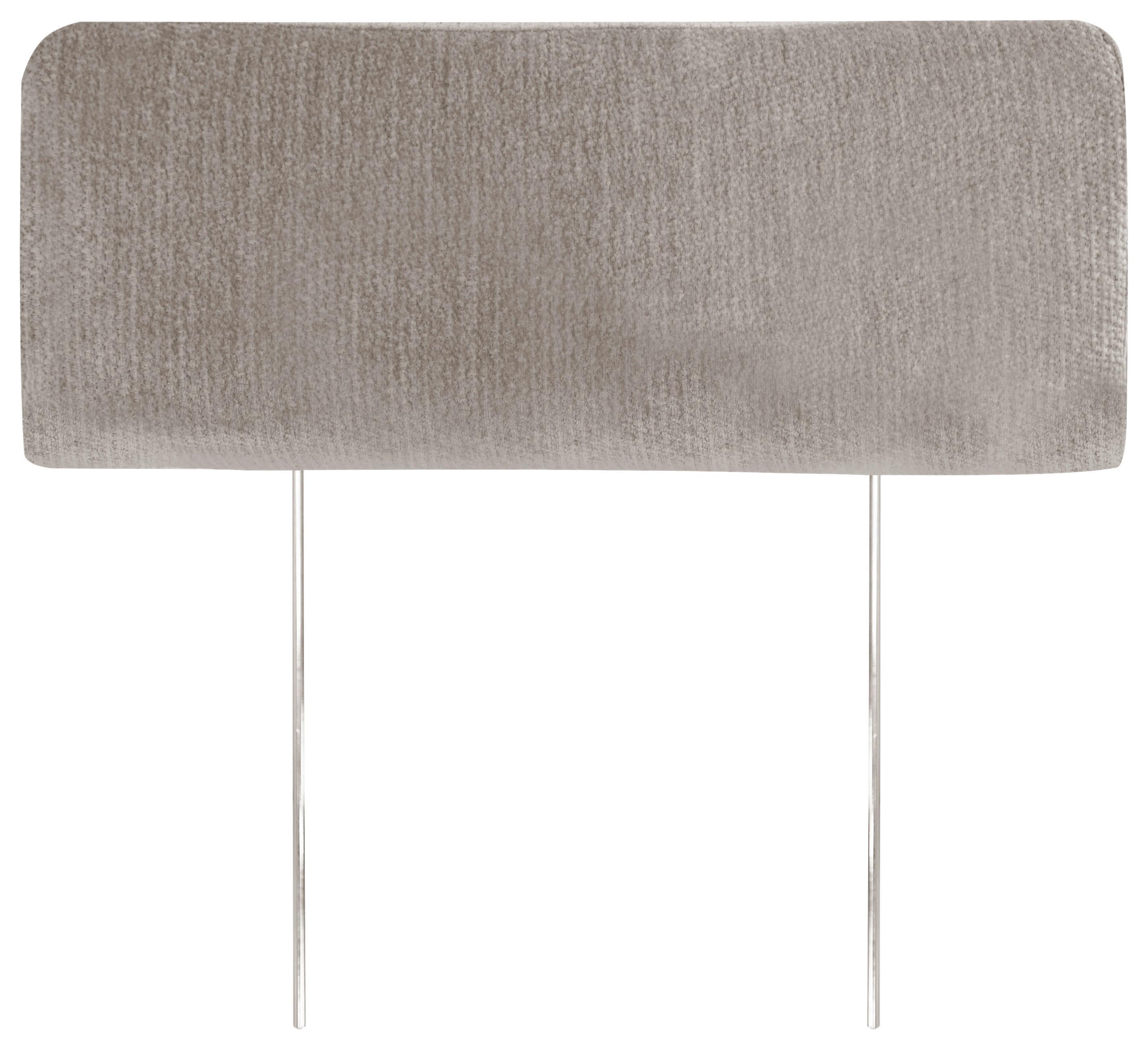 Naslon Za Glavu Alton - sivobraon, Konvencionalno, metal/tekstil (50/19cm) - Modern Living