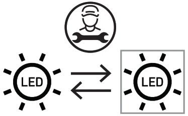 LED-Deckenleuchte Sevent in Silberfarben max. 25,5 Watt - Kunststoff/Metall (50/33,4/8,2cm)