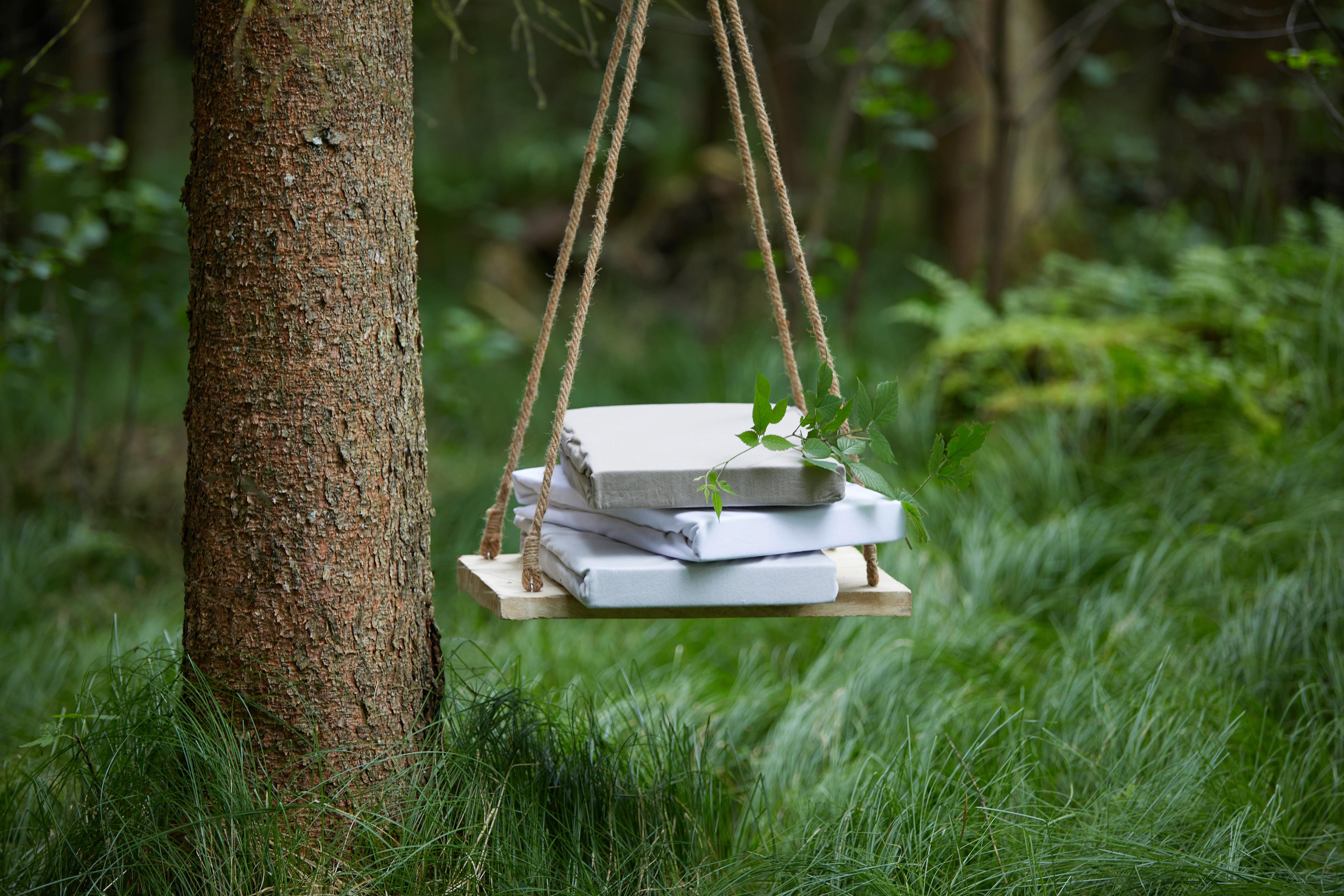 Fixleintuch Bio Greta in Hellgrau ca. 100x200cm - Hellgrau, Modern, Textil (200/100/30cm) - ecoTree