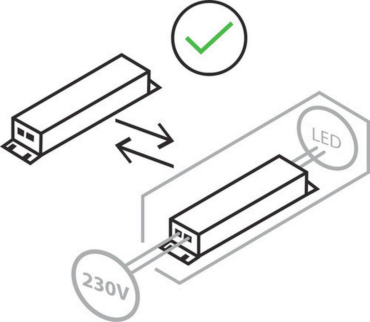 Led-strahler 09929/10/31 Nigel - Weiss, Konventionell, Metall (20/10/11.5cm) - Lucide