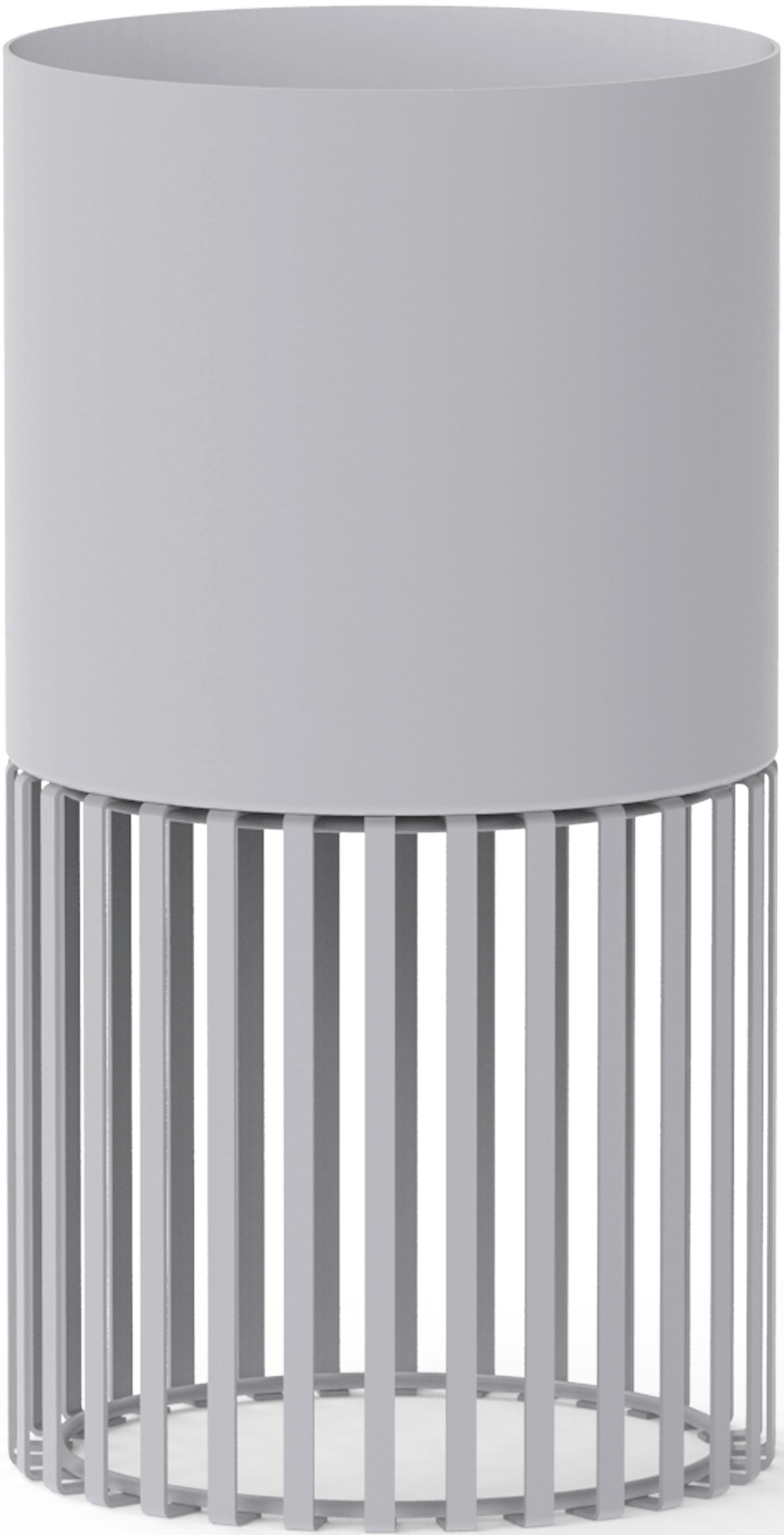 PFLANZTOPF ELLA - Hellgrau, Metall (13/24cm) - Mömax