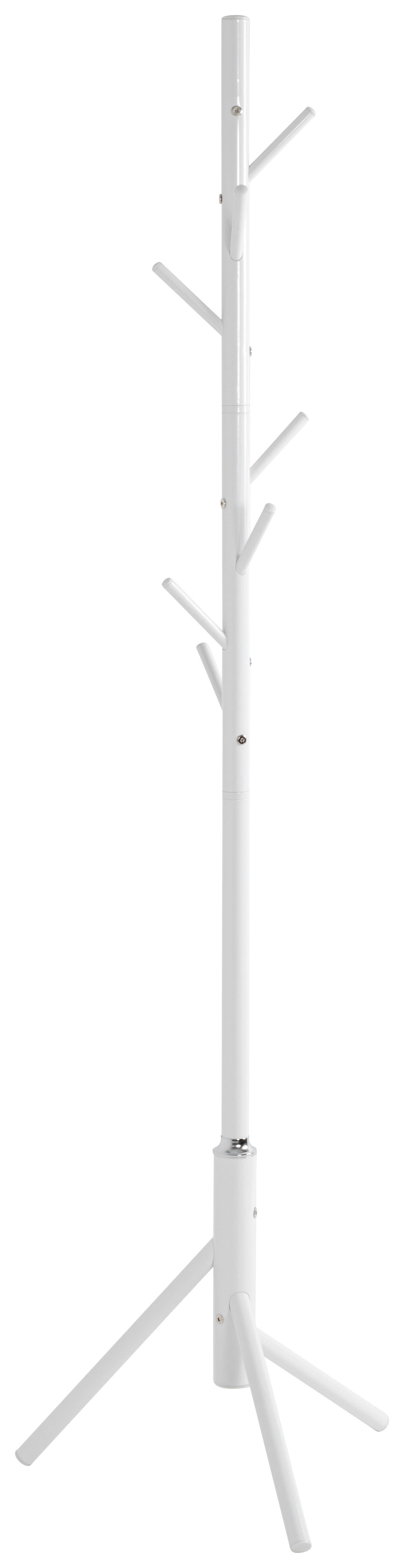 Podna Vješalica Nadja - bijela, Moderno, metal (48/173/48cm) - Modern Living