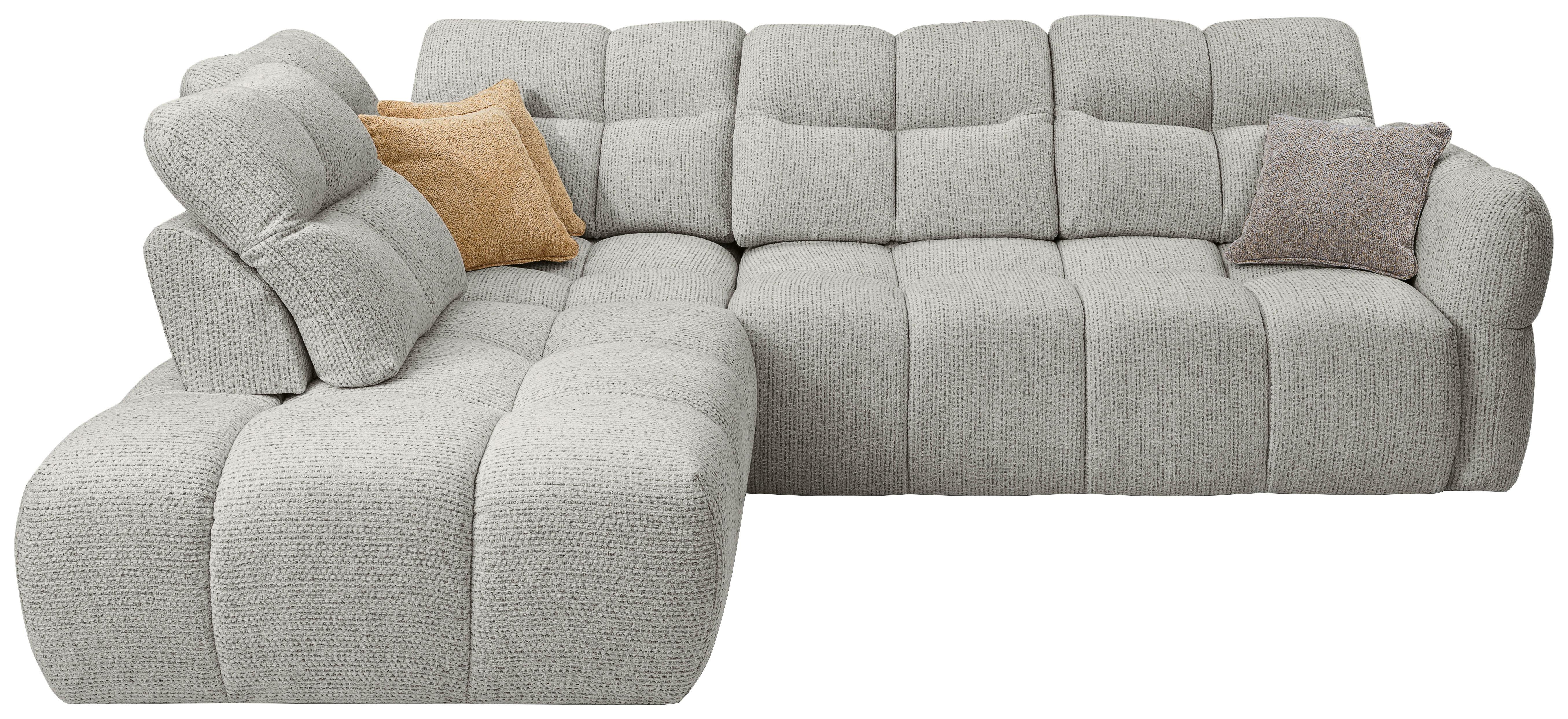 Kutna Garnitura Contempo - siva/crna, Moderno, tekstil/plastika (225/90-98/277cm) - Premium Living