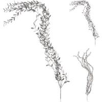 Ramură decorativă Zapfen - Konventionell (88cm)