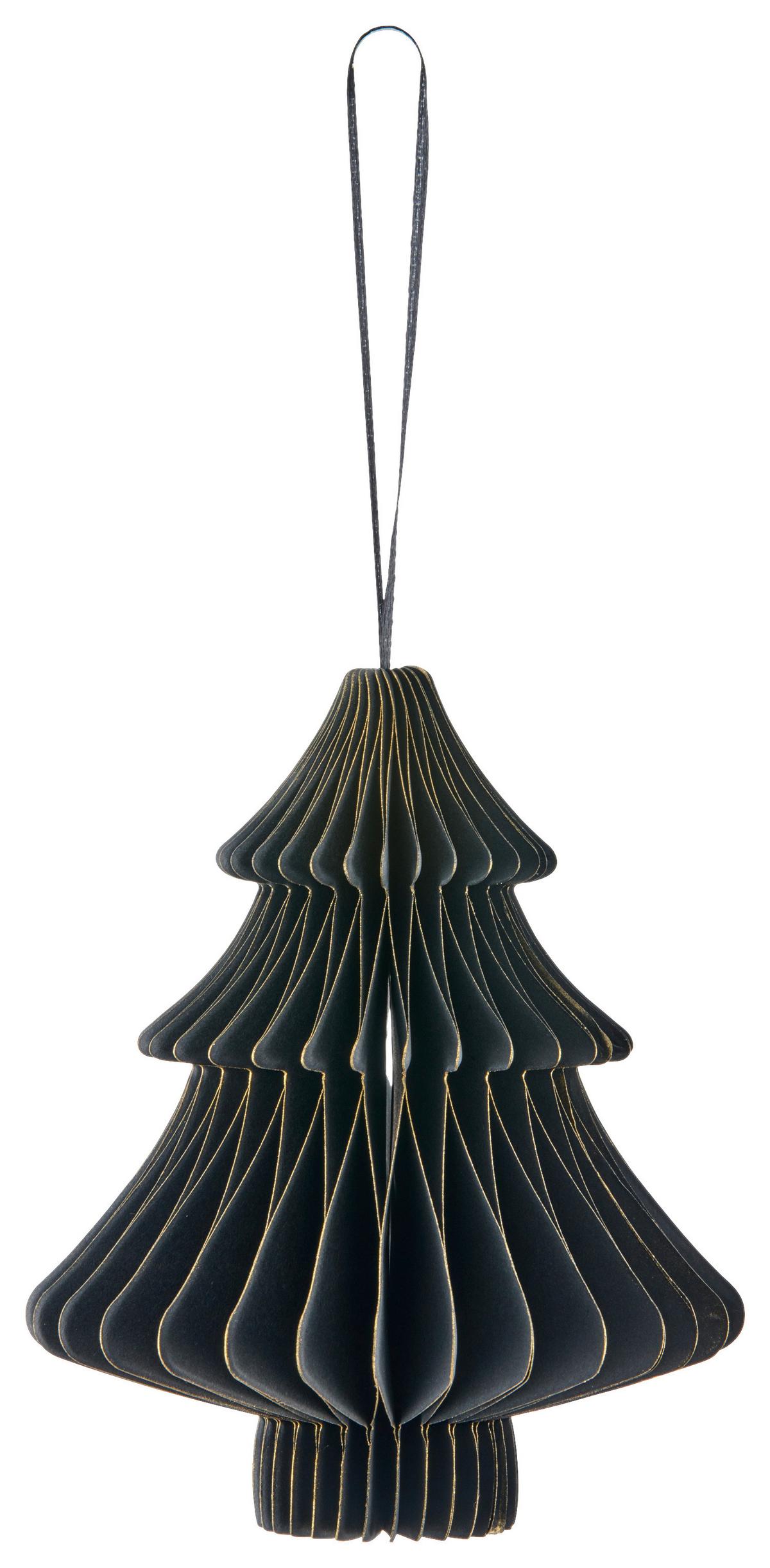 Dekorativni Obesek Papierhänger I - črna, Basics, papir (13/15/13cm) - Mömax