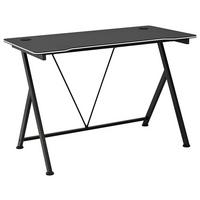 Pisalna Miza Paul - črna/bela, Trend, kovina/leseni material (110/75/60cm)