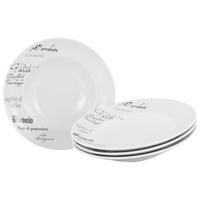 Set Krožnikov Za Testenine Europa Gustoso, 4-Delni - bela, Design, keramika (27cm) - Creatable