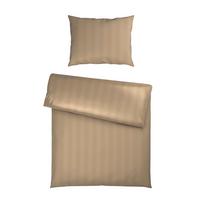 POSTELJINA 140X200CM 60X80CM XENIA STREIF - bej, Modern, textil (140/200cm) - Premium Living