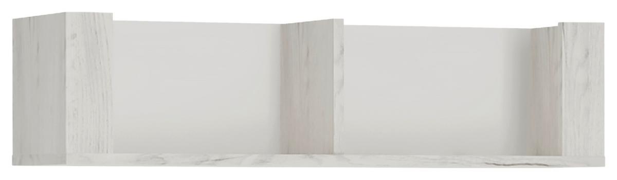 Zidna Polica Angel - boje hrasta, Moderno, drvni materijal (84/21,6/25cm)