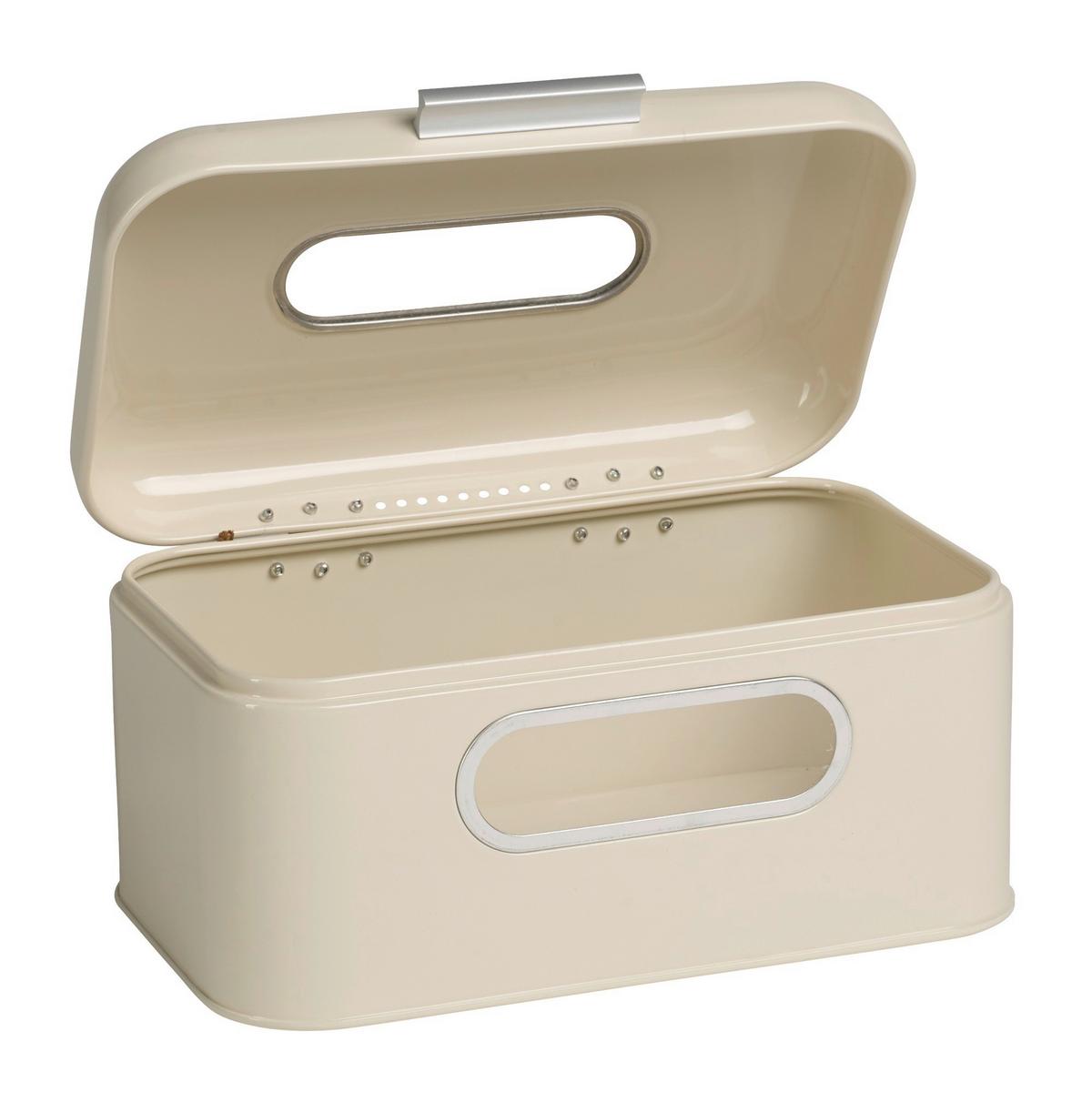 Posoda Za Kruh Retro, Krem Barva - krem barve, Basics, kovina (30/20/16,5cm) - Echtwerk