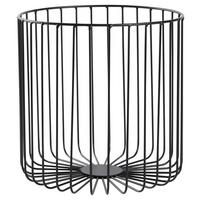 Kosár Petra - S - fekete, Basics, fém (23/23cm) - Modern Living