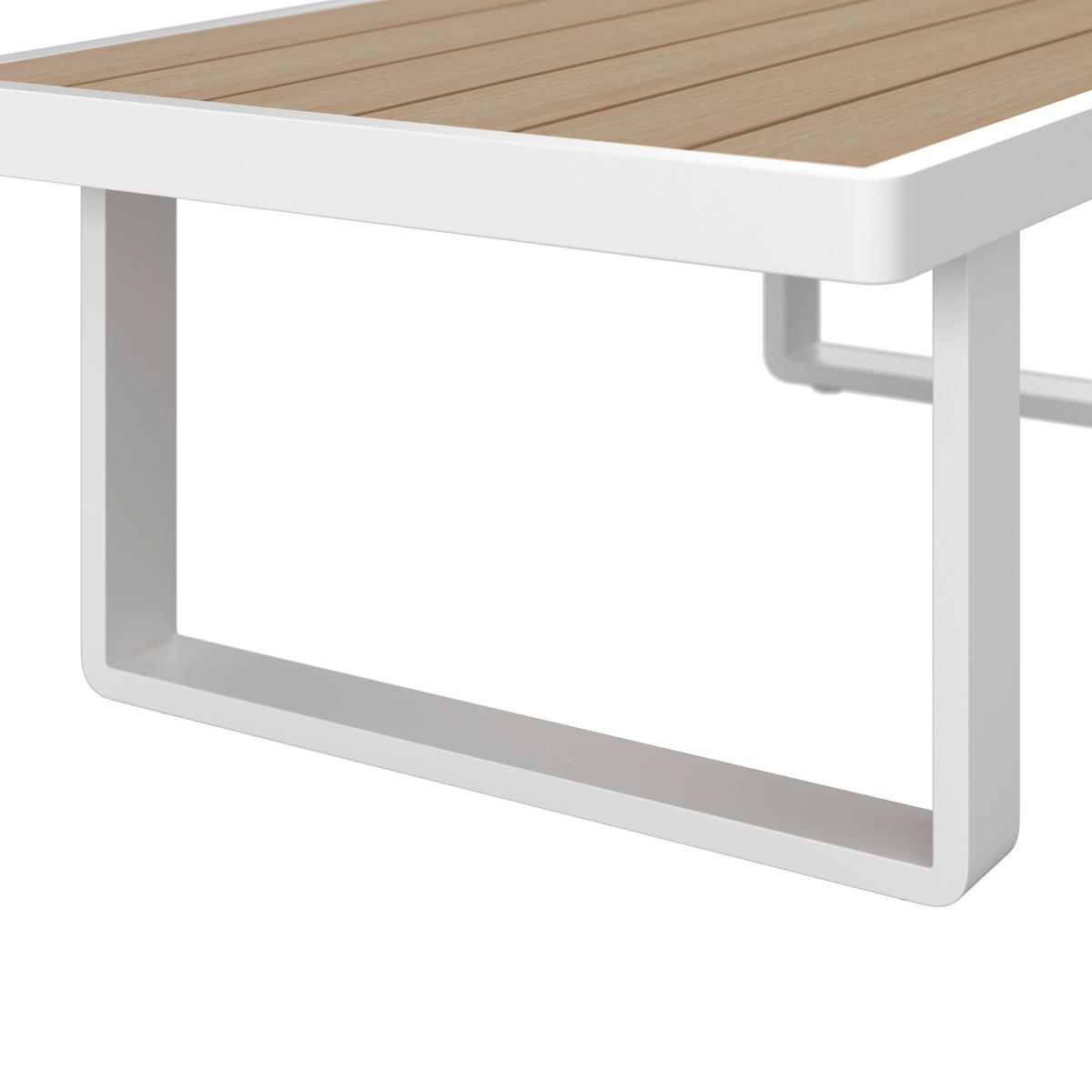 Loungegarnitur Tilly Creme Metall/Outdoorstoff +Abdeckung - Creme/Naturfarben, MODERN, Kunststoff/Textil (288,5/70/74cm) - Bessagi Garden