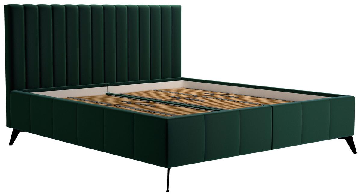 PAT TAPITAT VIVIEN 2 - verde închis, Modern, lemn/textil (160/200cm) - Premium Living